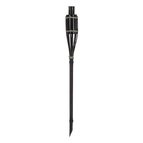 Esschert lampe torche design bambou noir 60cm