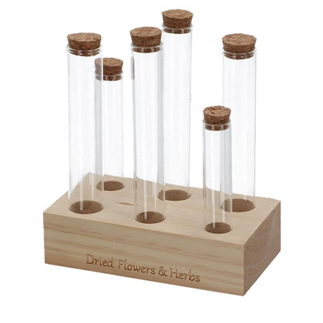 Tubes à essai en verre pour fleurs et herbes Esschert, 6 pièces en standard