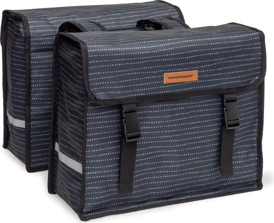 New LOOXS FIORI Double Bicycle Bag - Black - Double Bag - 30L