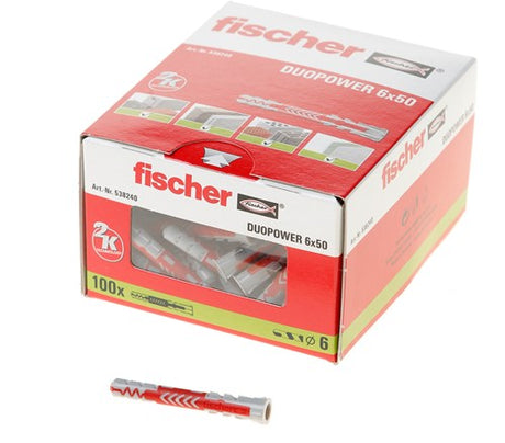 Fischer duopower 6x50 100 pièces - 538240