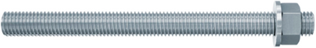 Fischer fis a m10 x 130 tiges d'ancrage 5,8 avec écrou et rondelle 10 pièces - 90279