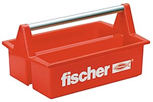 Fischer mobibox - boîte à outils en plastique avec poignée de transport en aluminium - 60524