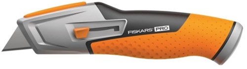 Fiskars carbonmax - couteau universel - couteau pliant - manche ergonomique - acier inoxydable