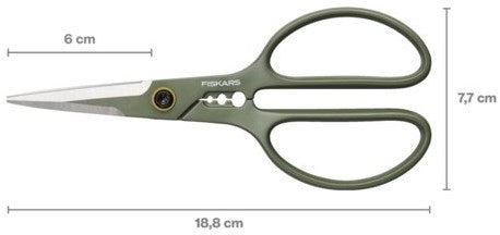 Cisaille à détails pour soins des plantes Fiskars avec support – 1075316