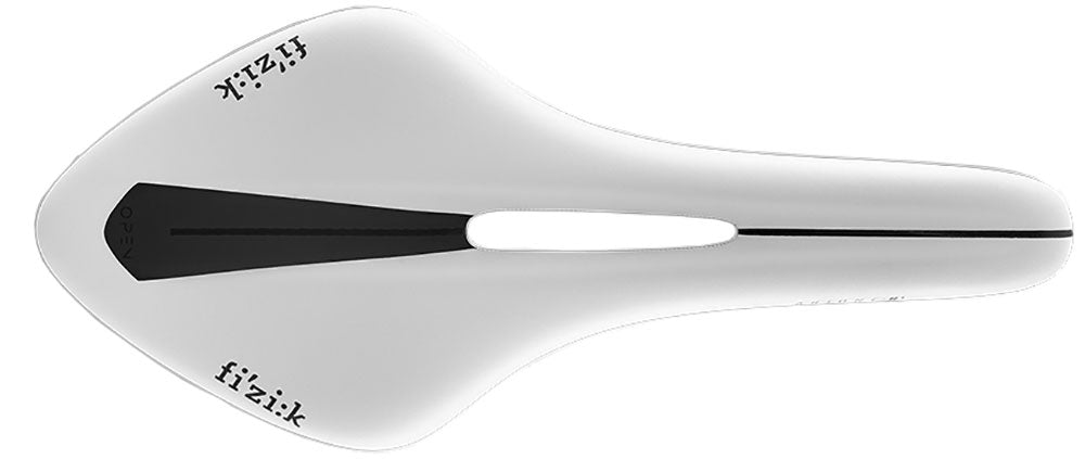 Fizik arione r3 open white saddle | regular (132mm)