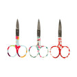 Ciseaux à ongles visage fleurs assorties