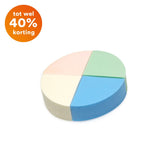 Ongles visage 4x éponge de maquillage multicolore sans blister