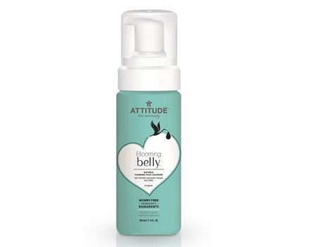 Mousse nettoyante naturelle pour le visage Ventre fleuri Attitude