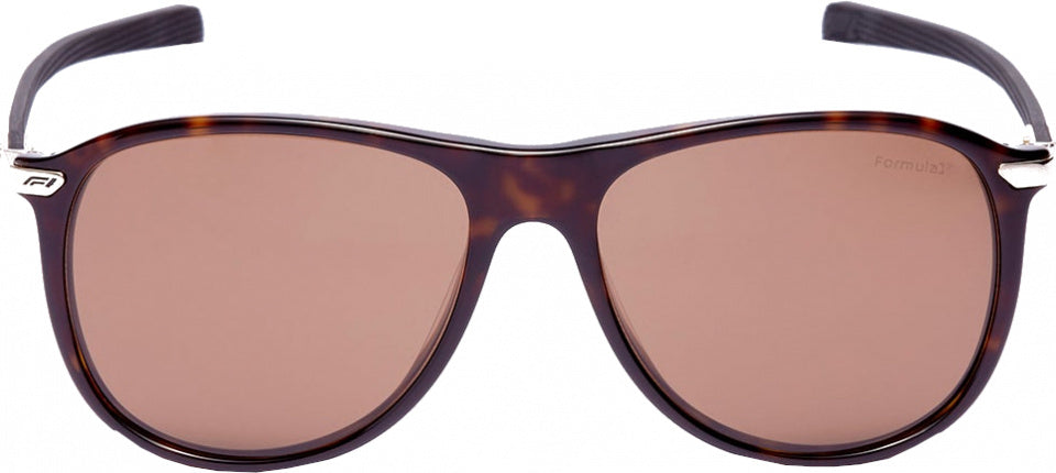 Lunettes de soleil de formule Unisexe Cat rond.4 brun foncé
