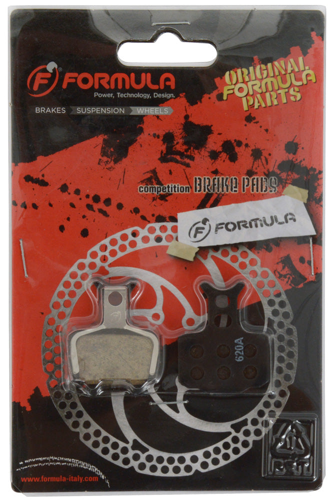 Plaquettes de frein à disque organiques Formula cura ovale theone mega rx r1 r1r t1 c1