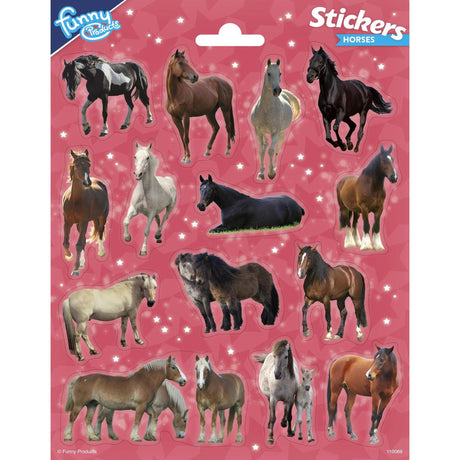 Autocollants cheval produits amusants