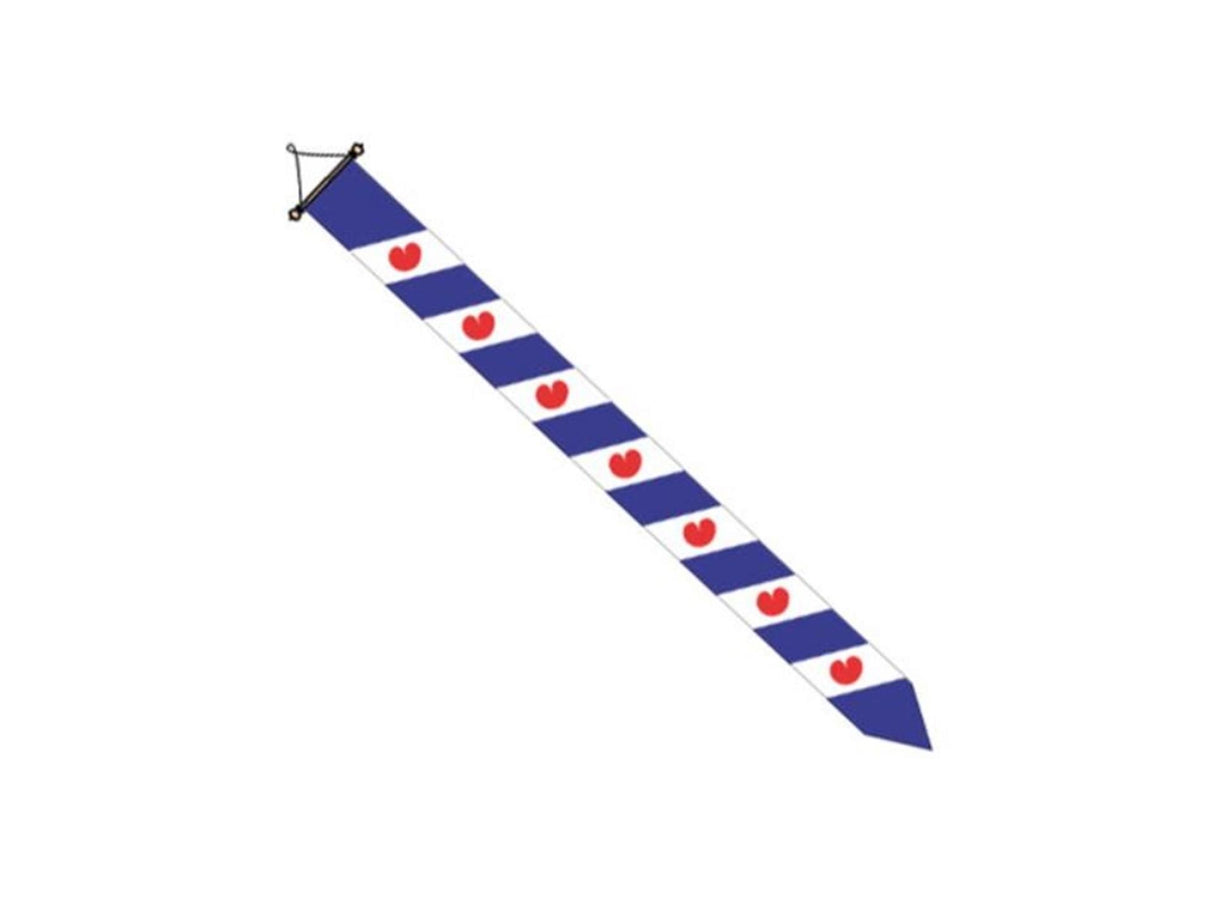 Dokkumer flags fanion central Frise 18x200 cm