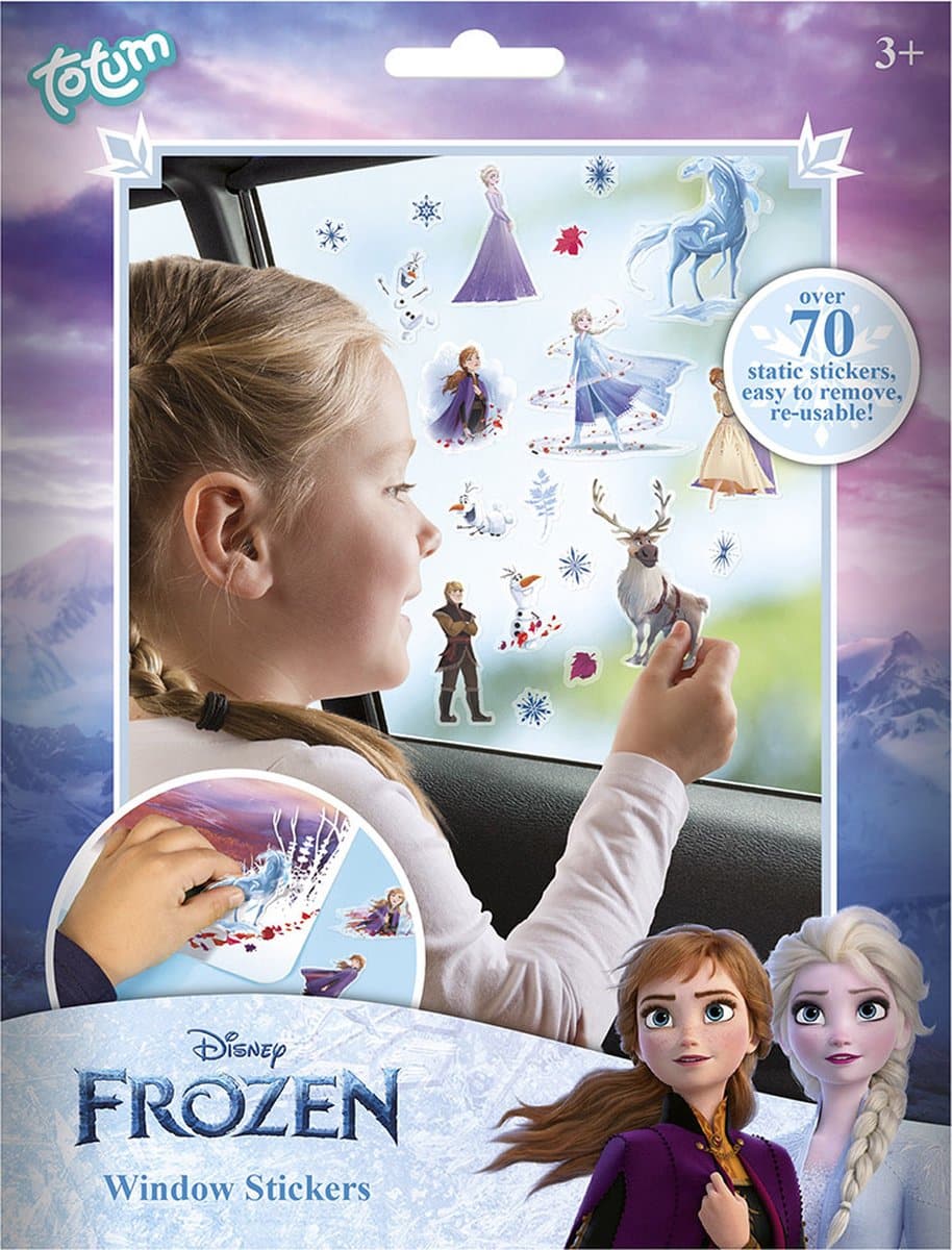 TOTUM Disney Frozen 2 - Stickers de fenêtre