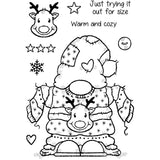 Woodware • clear singles stempels cozy gnome jumper
