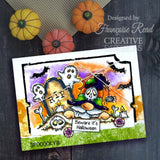 Woodware • clear singles stamps spooky night