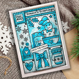 Woodware • clear singles winter sampler 4 in x 6 in stamp set
