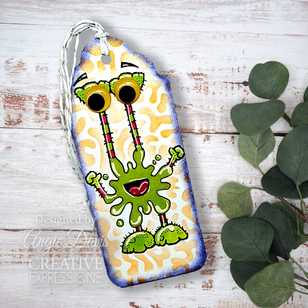Woodware • clear singles birthday monster stamp set