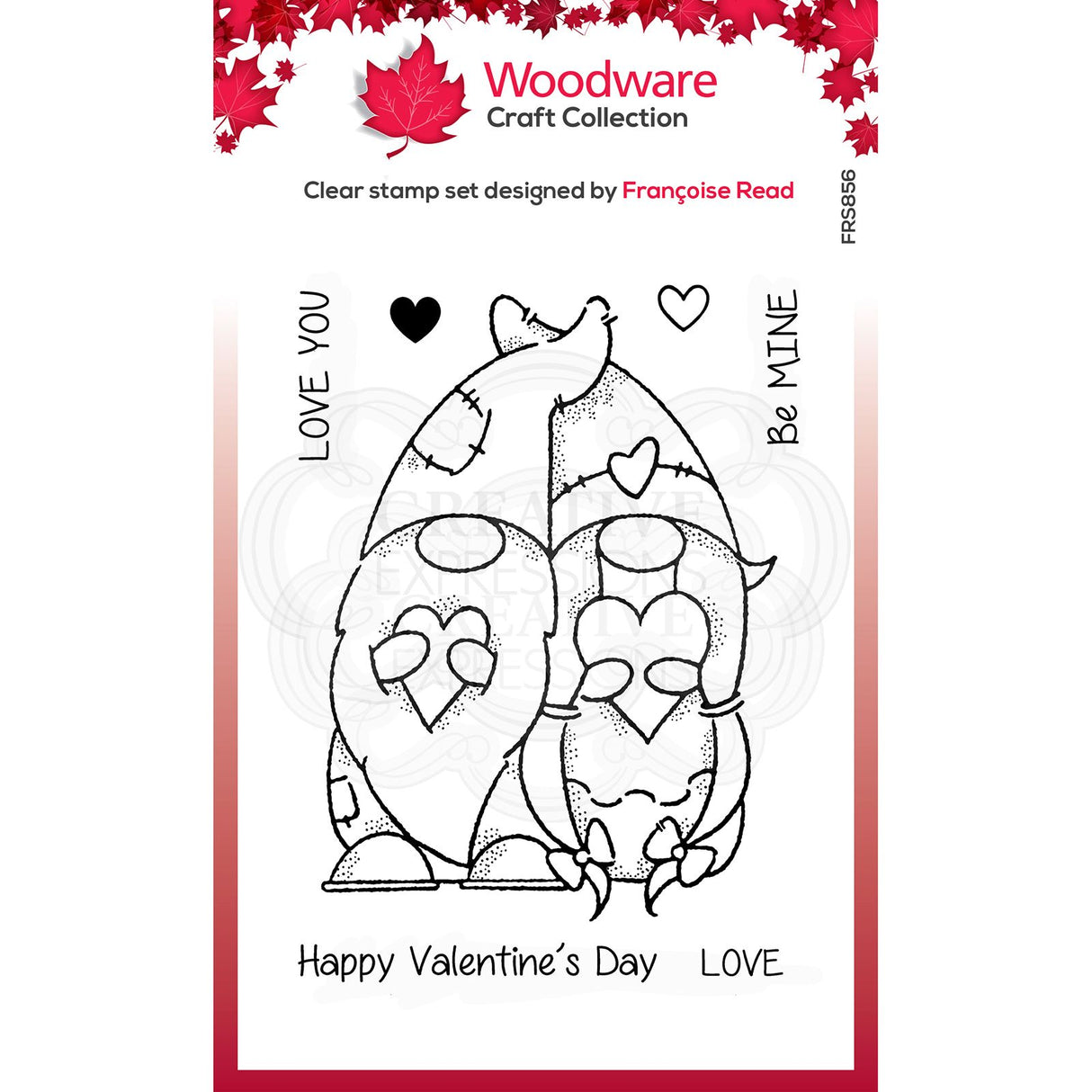 Woodware • clear stamp singles valentine gnome