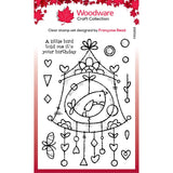 Articles en bois • Nichoir en fil de fer pour timbres simples transparents