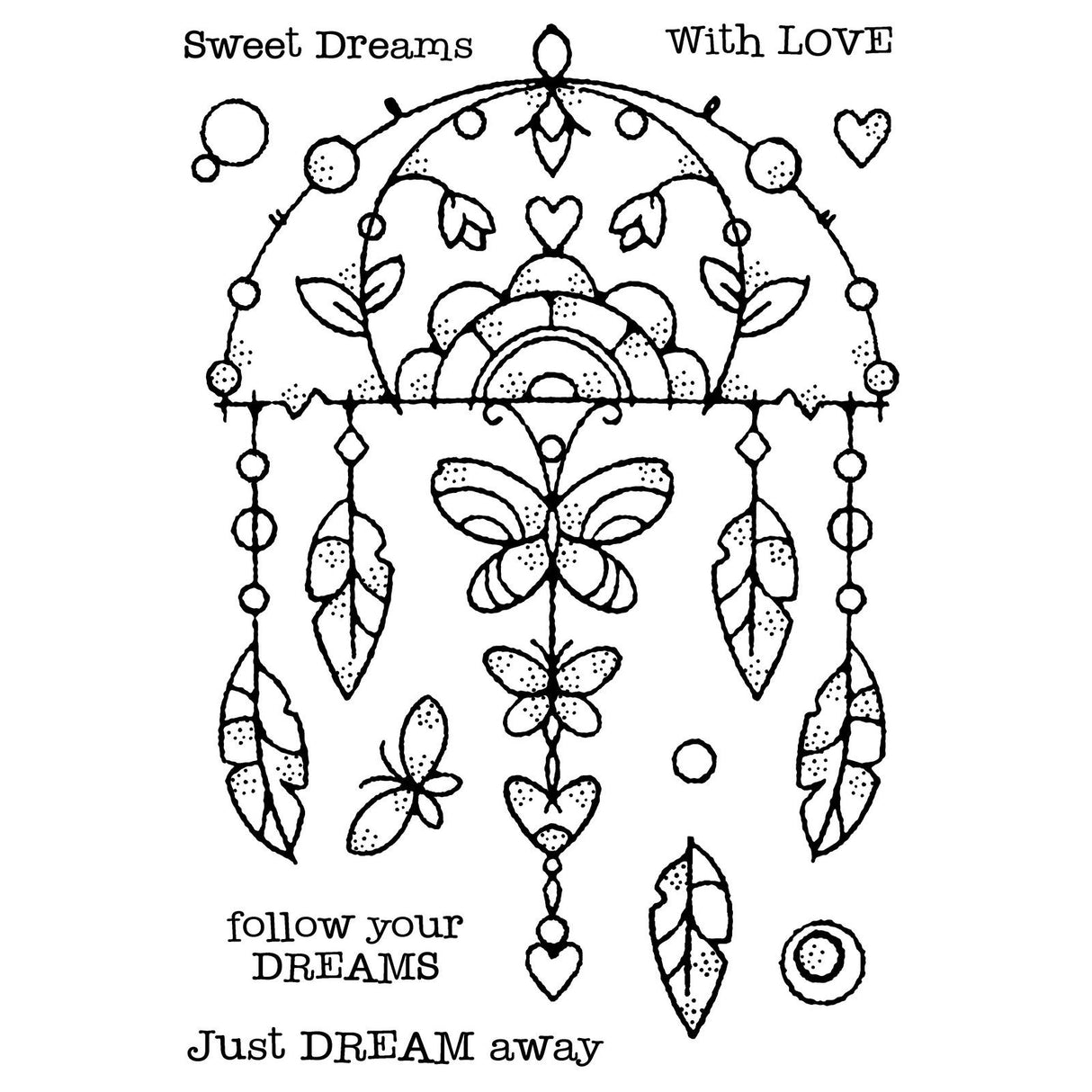 Woodware • clear singles stempel garden dream catcher