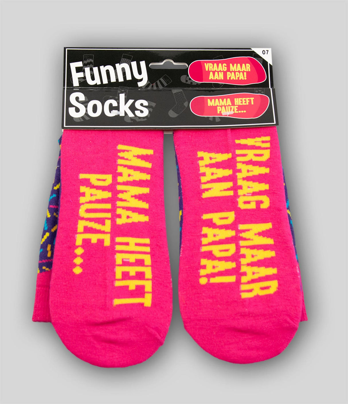 Chaussettes amusantes Paperdreams - pause maman