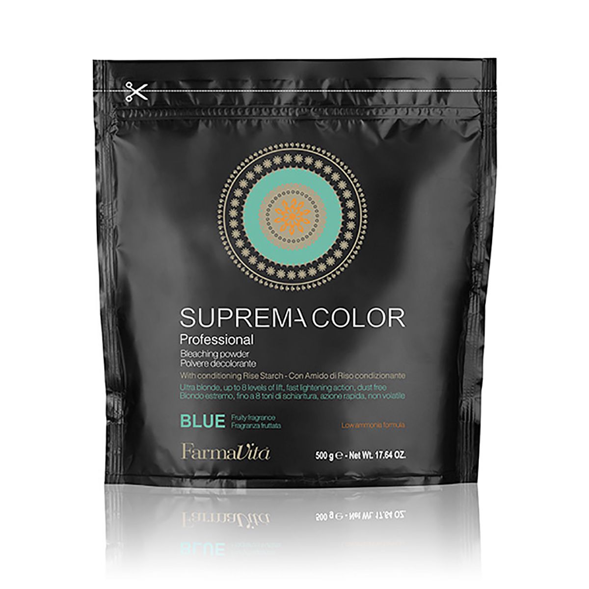 Farmavita life poudre décolorante sans poussière bleu 500gr