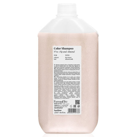 Farmavita backbar color shampooing n°01 figue et amande 5000ml