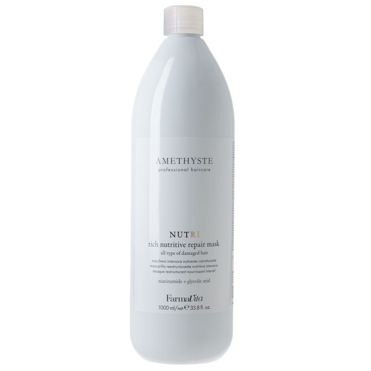 Farmavita amethyste nutri masque réparateur nutritif riche 1000ml