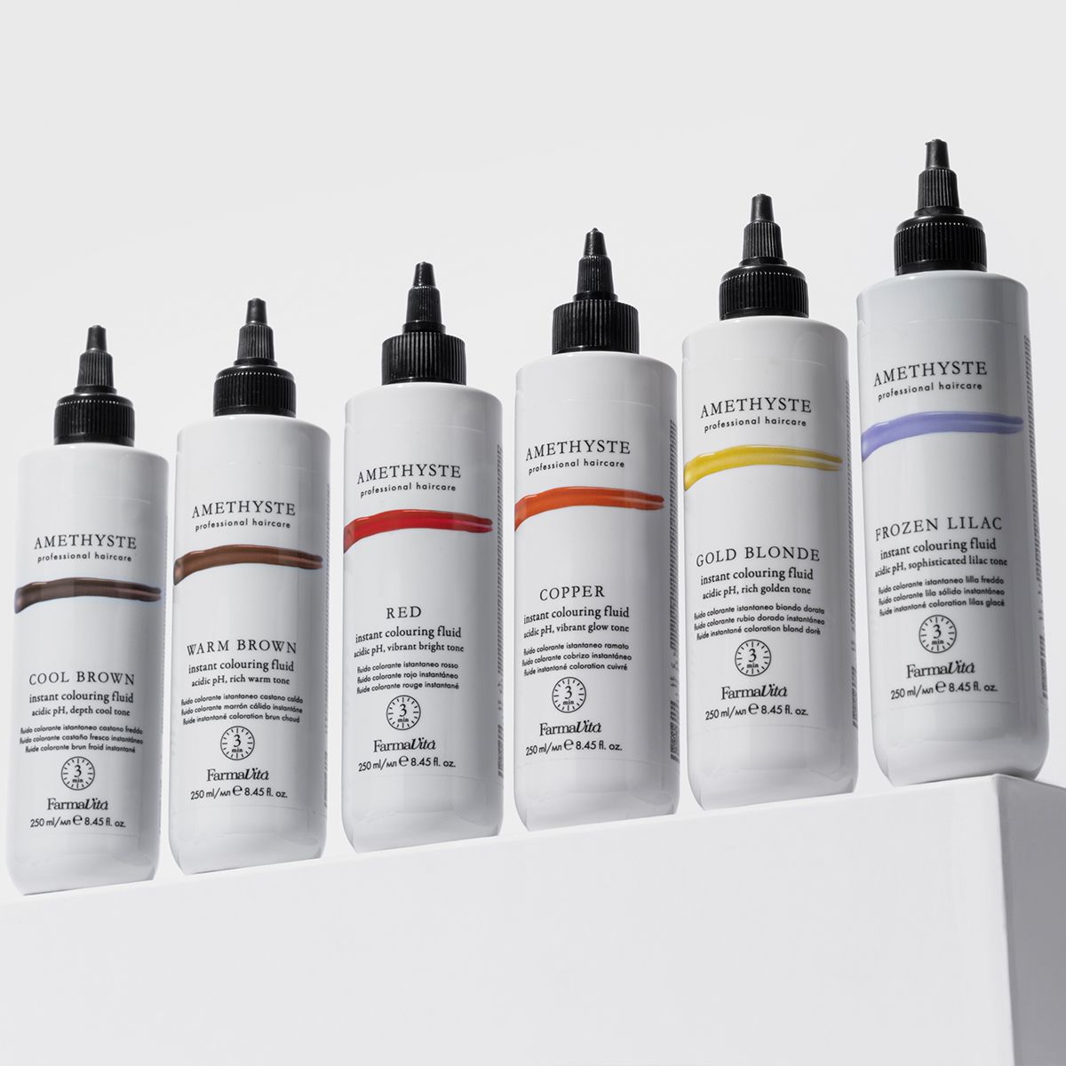 Farmavita améthyste coloration fluide instantanée cuivre 250ml