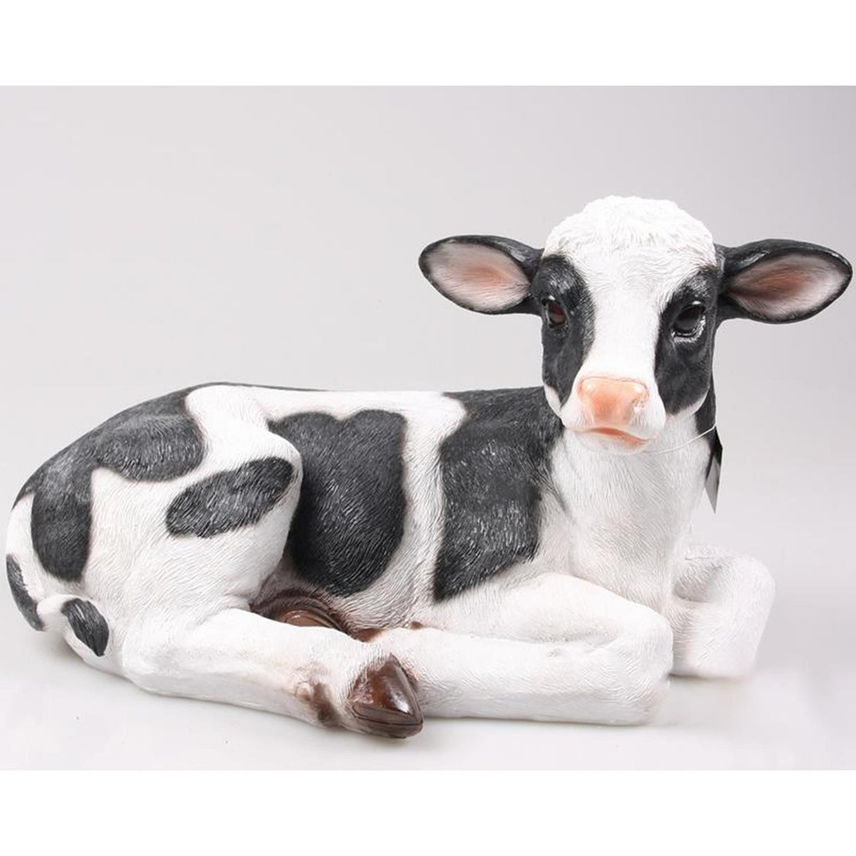 Statue de jardin animaux de ferme veau couché m 34x21x21,5cm