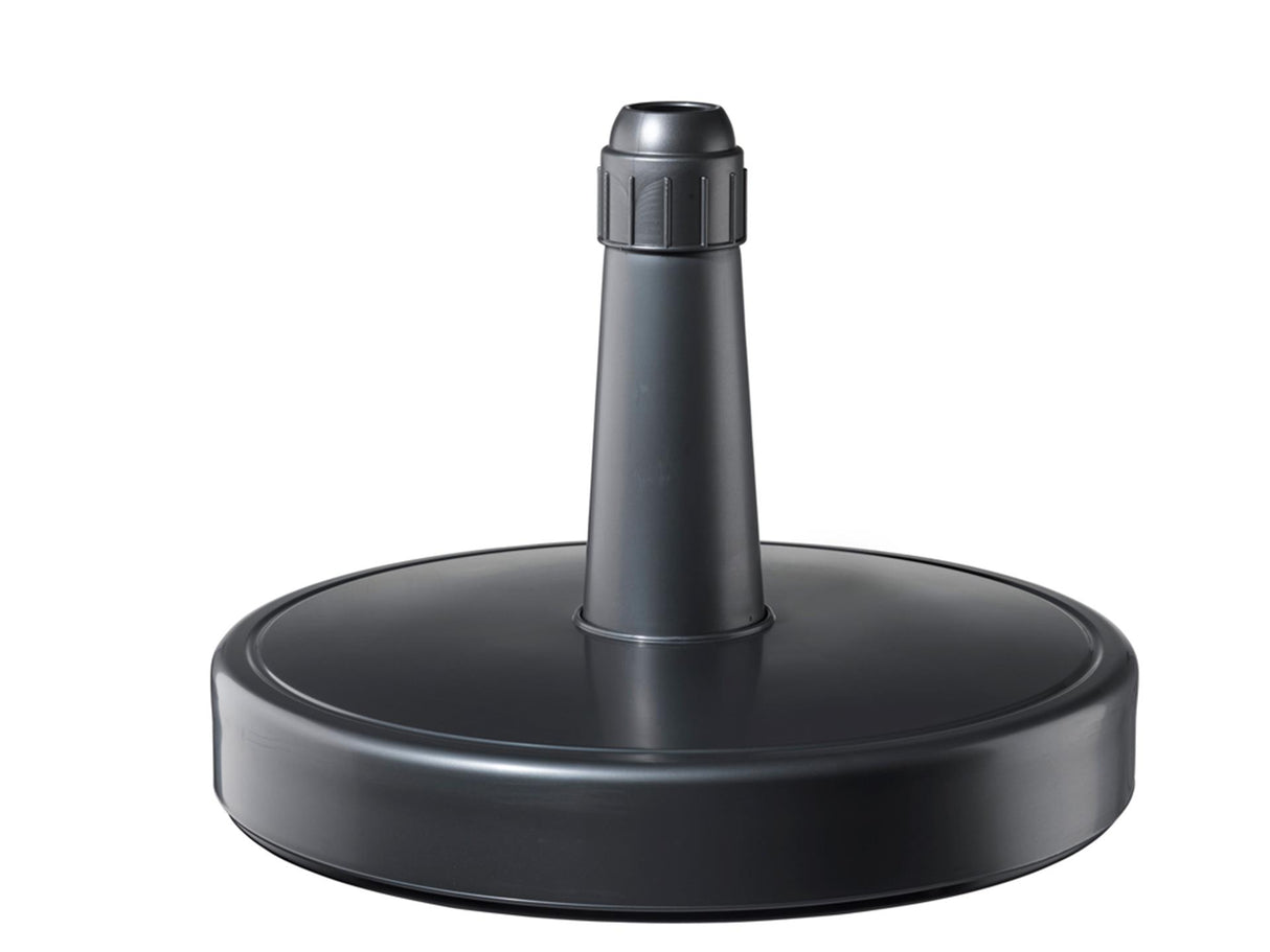 Pied de parasol 70kg rond rechargeable anthracite