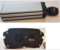 Gazelle batterie innergy 36v9a 314wh longue li-ion argent