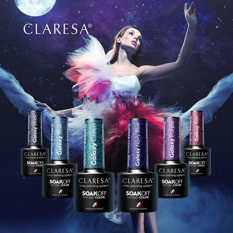 Claresa Vernis Gel UV LED 5 ml Bleu Galaxie