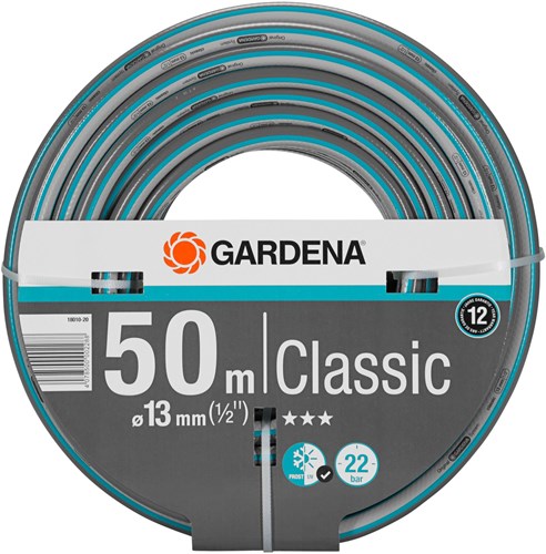 Tuyau classique Gardena (gris turquoise, 18010-20, 50 m)