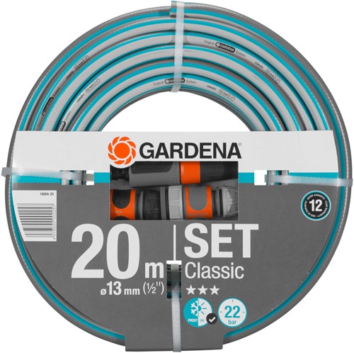 Gardena tuyau d'arrosage classique+bras 1 2 pouces 20m 18004-20