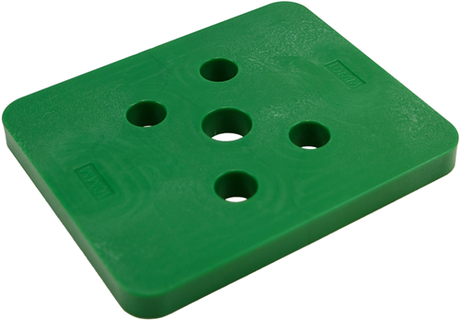 Gb drukplaat zonder sleuf 10mm groen; 48 stuks per zak | 48 stuks - 3491100048