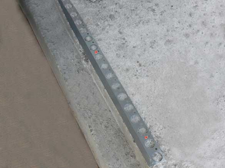 Gb hoeklijn t.b.v. zandcementdekvloer 90x60x1150 verzinkt | 1 stuk - 105090