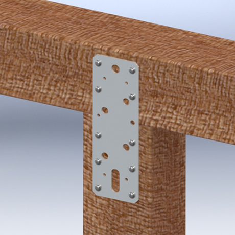 Gb koppelplaat 250x46x2.5 sendzimir verzinkt etiket | 1 stuk - 17217012