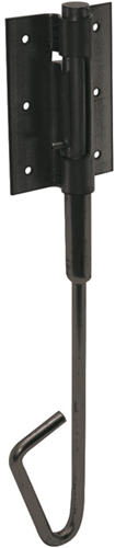 Gb staartgrendel 600mm met plaat epoxy zwart etiket | 1 stuk - 17274306
