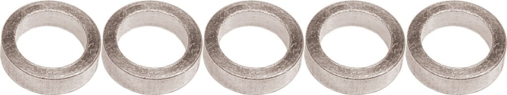 Boulon de lame Gebhardt aluminium 5mm + écrou pour lame de chenille, argent (par 5)