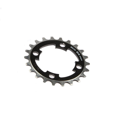 Gebhardt  plateau 22 dents bcd 64 mm 4 bras, noir