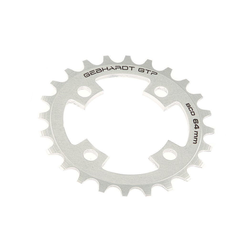 Gebhardt  plateau 24 dents ø64mm 4 bras, argent