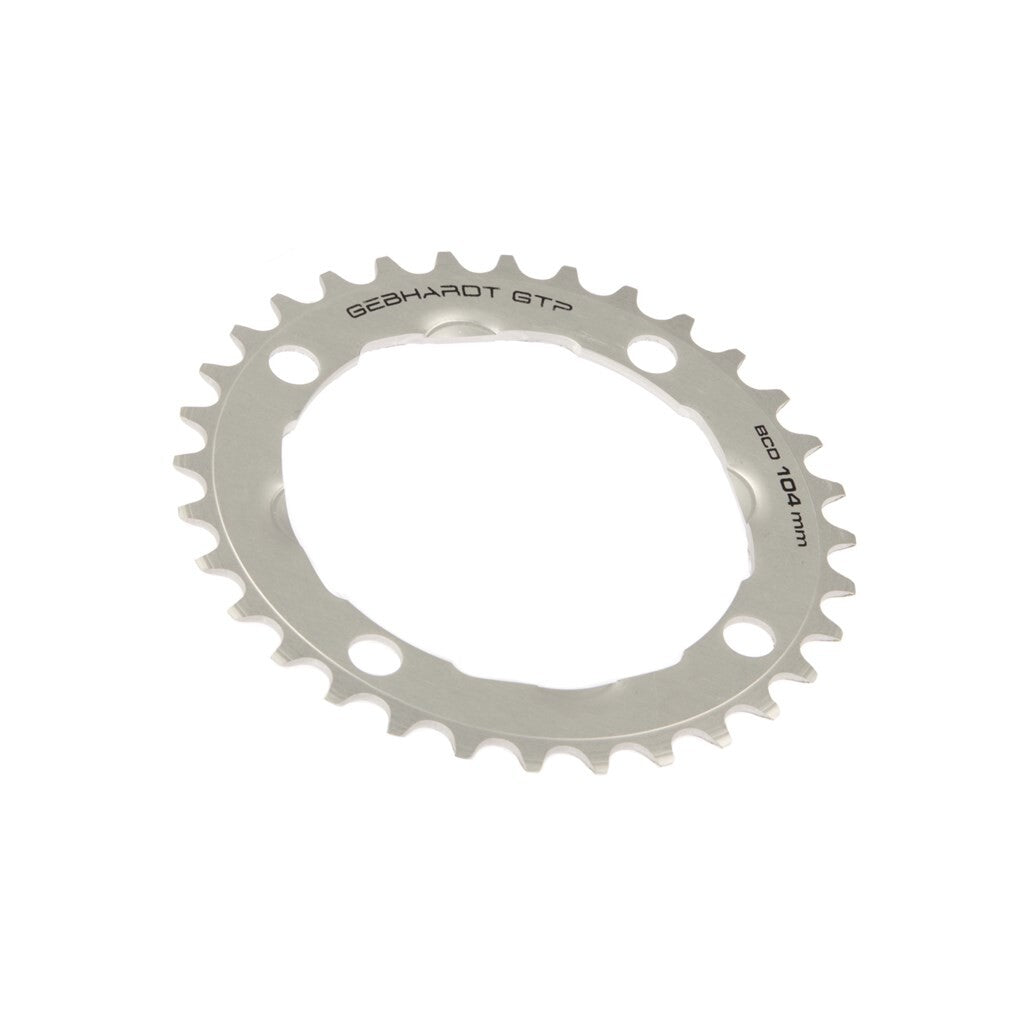 Gebhardt Chaîne Feuille Uni Grey 36t 4G Shimano 104 mm