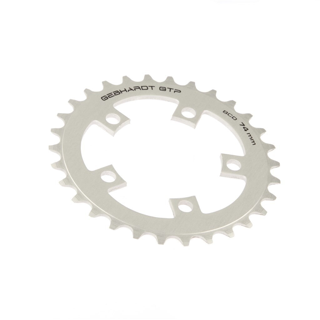 Gebhardt  plateau 36 dents ø74mm 5 bras, argent