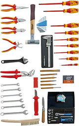 Mallette à outils remplie Gedore | s87vde-120.02m | 87 pièces - 8064810 - s87vde11402m
