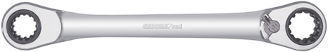 Gedore r07501019 Clé à cliquet double anneau | 4 en 1 | commutable | métrique - 3300899