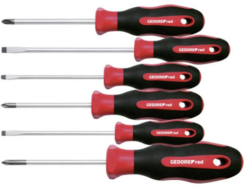 Gedore rouge r38002006 Jeu de tournevis 2c 6 pièces 3301270 - r38002006
