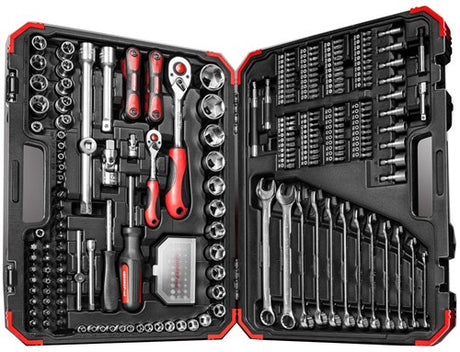 Gedore rouge | r46003232 | jeu de clés à douilles mixtes | 1 4" + 1 2 | 232 pièces - 3300185