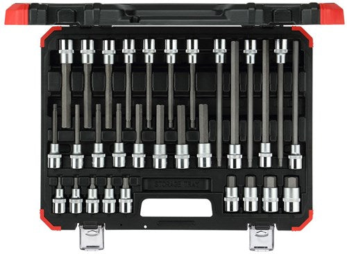 Gedore rouge r68003030 Clé à douille 30 pièces - jeu de tournevis 1 2 - 3301573