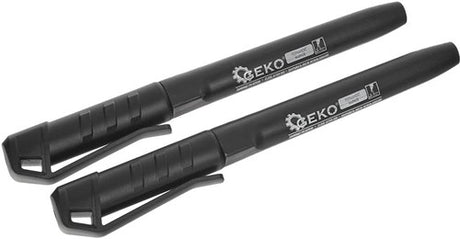 Geko marqueur de construction permanent noir 2 pièces - 6453350